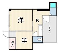 アースハイツ1・2の間取り画像