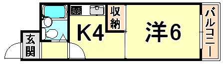 メゾンパストラルの間取り画像