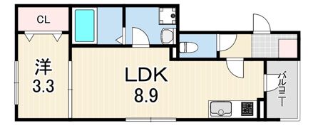 リブレメゾン西明石南町1の間取り画像
