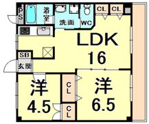 メゾン東野の間取り画像