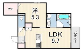 FOREST MONZENCHO EASTの間取り画像