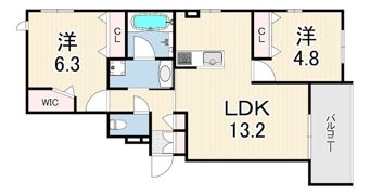 HEBEL 塚口 VERDURAの間取り画像