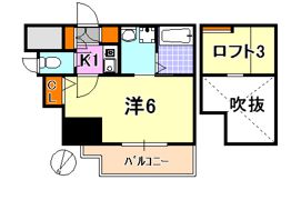 エステムコート神戸県庁前3フィエルテの間取り画像