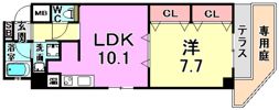 ロアール神戸住吉の間取り画像