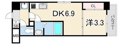 SDグランツ神戸ランドマークの間取り画像