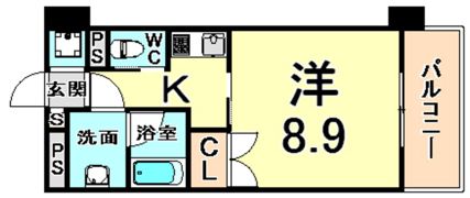 ベルファース尼崎の間取り画像