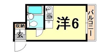 RIZEONE阪急園田の間取り画像