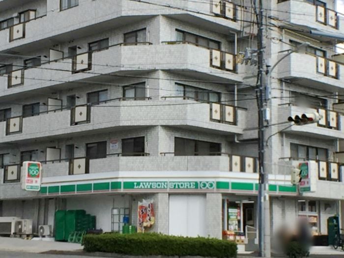 近くのローソンストア100 LS灘区千旦通店まで53m(徒歩1分)