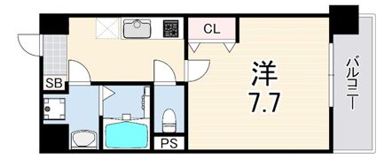 LIVIAZ KOBE CRESTの間取り画像