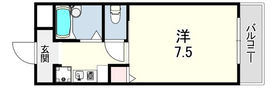 エクセルコート西宮の間取り画像