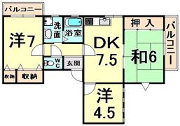 エスポワール武庫之荘北5の間取り画像