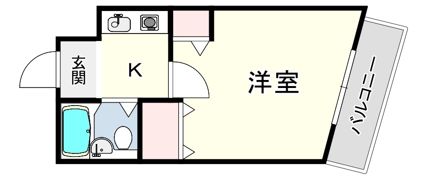 大手ビルの間取り画像