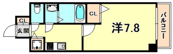 レオンコンフォート神戸西の間取り画像