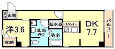 ディアコート西宮北口の間取り画像