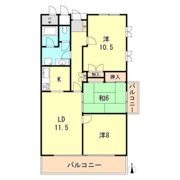 進和北楠アーバンライフの間取り画像