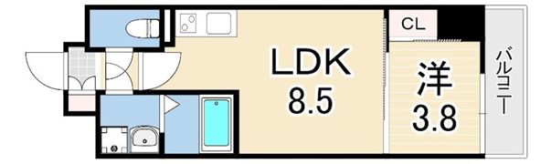 LIVIAZ KOBE LAMERの間取り画像