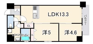 クロスレジデンス神戸元町の間取り画像