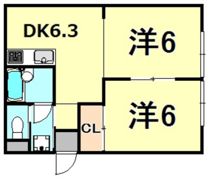 ロイヤルメゾン甲子園口3の間取り画像