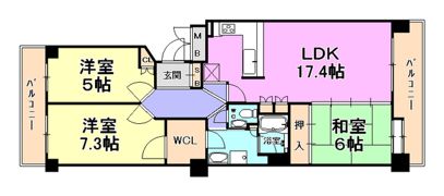 パーク・ハイム東芦屋町の間取り画像