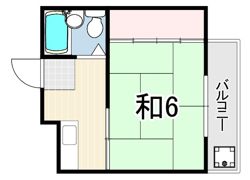 伊丹KRマンションの間取り画像