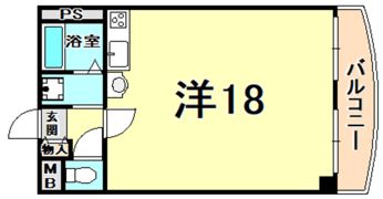 福寿荘弐番館の間取り画像