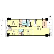 プラウド六甲篠原北町の間取り画像