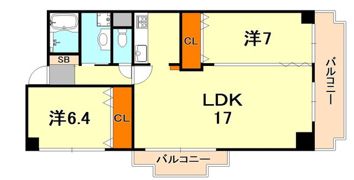 グランドビスタ北野の間取り画像