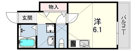 CASADIA南塚口の間取り画像