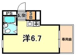 ジョイフル中山手の間取り画像