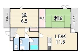フレア武庫之荘の間取り画像