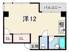 ハイツマルヨシの間取り画像