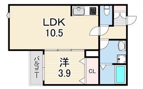 ランドレーヴ尼崎の間取り画像
