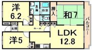 グランパティオ壱番館の間取り画像