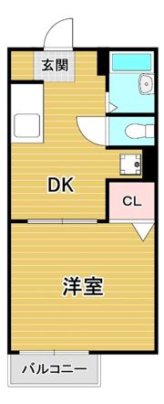 コーポラス友松の間取り画像
