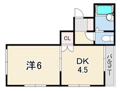 メゾントーワの間取り画像