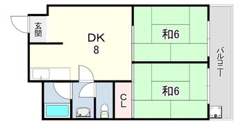 サンコート春日野道3の間取り画像