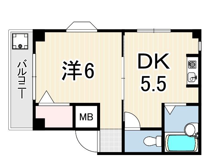 近くのローソン 神戸記田町四丁目店まで346m(徒歩5分)
