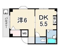 記田ハイツの間取り画像