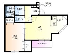 フジパレスJR塚口の間取り画像