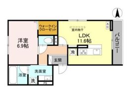 カームコート門戸の間取り画像
