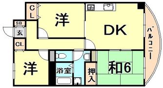 ツインアルカディアの間取り画像
