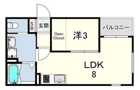 リブレメゾン住吉1の間取り画像