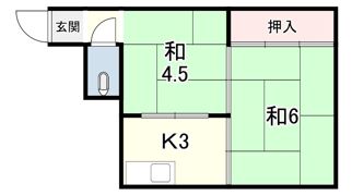 福寿荘の間取り画像