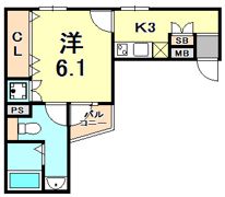 フローリスト二宮の間取り画像