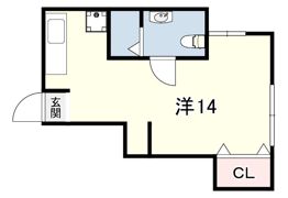 国玉ハイツの間取り画像