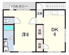ハイツ北野町の間取り画像