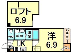 グランシエール武庫川の間取り画像