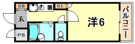 シャルマンフジ御影参番館の間取り画像