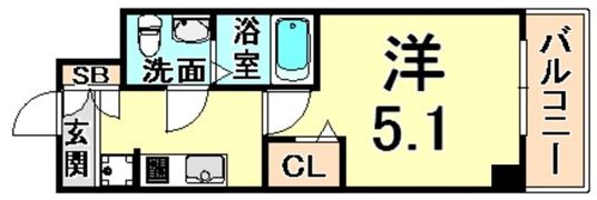 アリビオ立花2の間取り画像