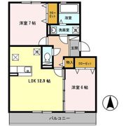 グランドアトリオ神戸西 D棟の間取り画像